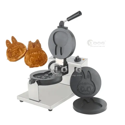 Hot Sale Catering Equipment Rotating Waffle Maker Commercial Waffle Machine Labubu Waffle Maker Machine in Stock