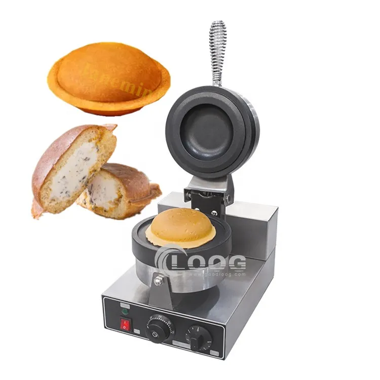 Macchina per hamburger a forma di UFO, attrezzatura da cucina per ristorante, elettrica commerciale 110 V 120 V, pressa per gelato, gelato e panini
