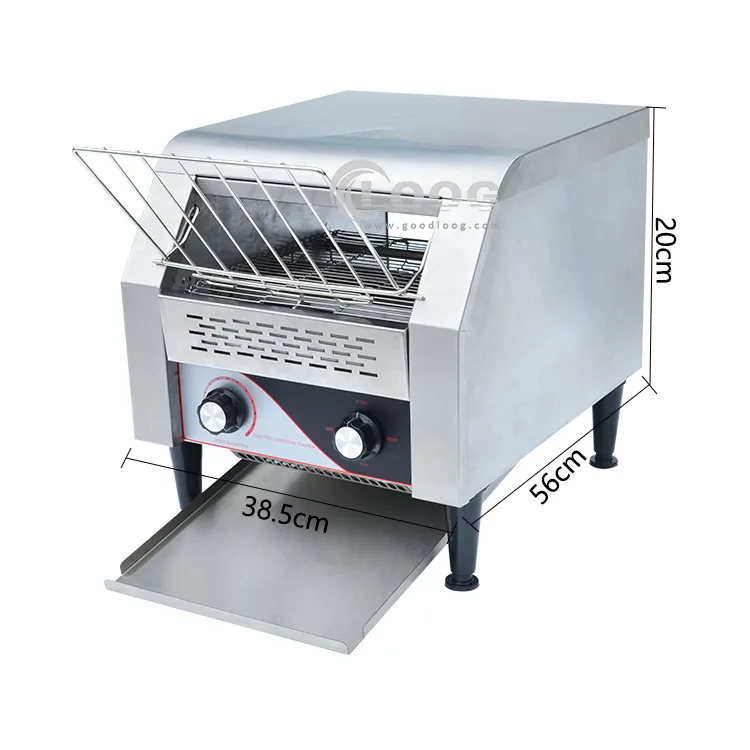 Hotel Equipment Countertop Tunnel Toaster Commercial Bun Toaster Electric Conveyor Belt Toaster