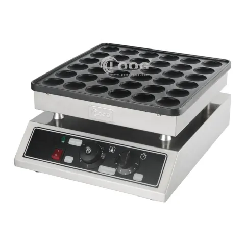 Factory Price Stainless Steel Poffertjes Grill Maker Electric Mini Dutch Pancake Machine 3-Layer Non-Stick Coating for
