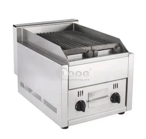 High Efficient BBQ Volcanic Stone Grill Commercial Lava Rocks Grill Machine LPG Gas Rock Grill for Sale