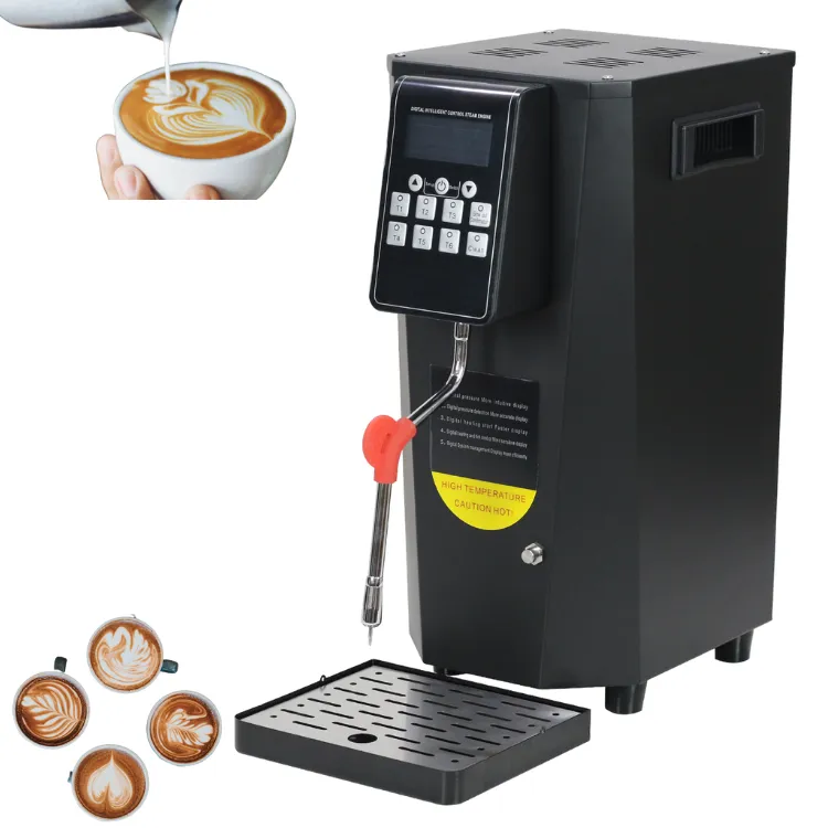 Vaporizzatore di latte per caffè da banco all'ingrosso per uso commerciale, montalatte automatico professionale