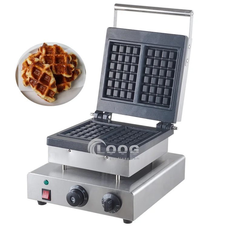 Macchina professionale commerciale di alta qualità per croffle belgi waffle e waffle di croissant