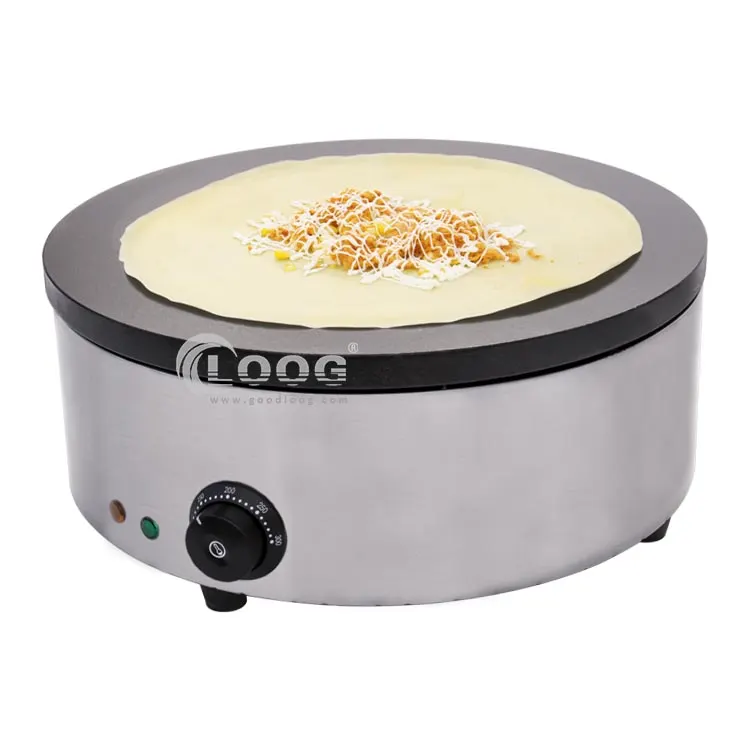 Commercial Use New Portable Automatic Round Electric Non Stick Enamel Egg Pancake Cake Making Machine De Crepe Maker Price
