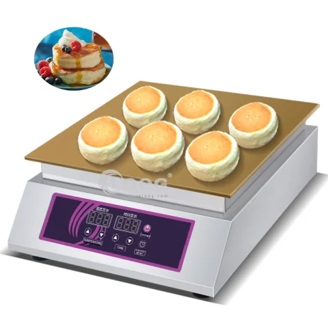 Máquina digital Goodloog para uso comercial de pasteles soufflé, precio 220 V, máquina eléctrica para hacer soufflés, fabricante de panqueques japoneses soufflé
