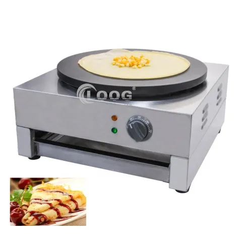 High Quality Kitchen Equipment Stainless Steel Crepe Maker Machine Commercial for Household & Hotel Use
