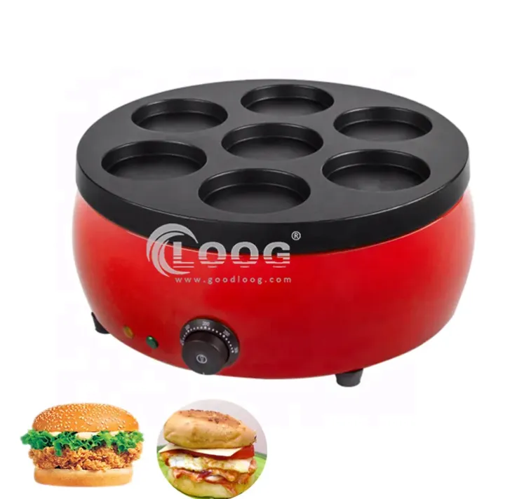 Macchina elettrica in acciaio inox ad alta produttività per uova e hamburger con 7 fori, nuovo stato