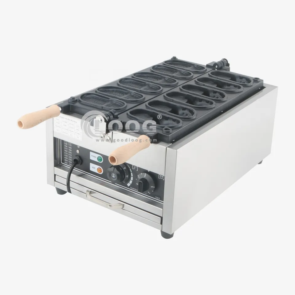 Nuovo tipo di waffle maker commerciale mini elettrico, macchina per waffle a croce per uso attrezzatura da cucina