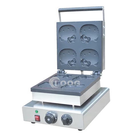 Hello Kitty Waffle Making Machine/commercial Animal Shaped Waffle Maker