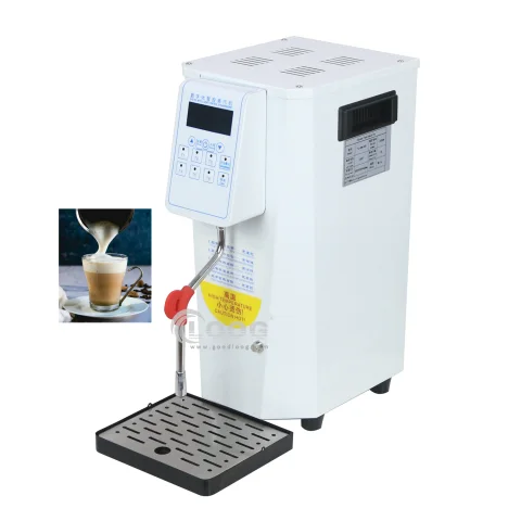 China Factory Wholesale 5L Automatic Milk Frother Machine Commercial LED Display Coffee Foam Maker Electric Steam Milk Steamer