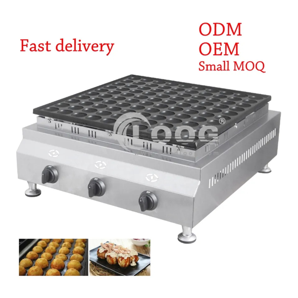 Commercial Gas Dutch Mini Pancake Maker Poffertjes Making Machine Fast Food Kitchen Equipment Electric Used for Sale