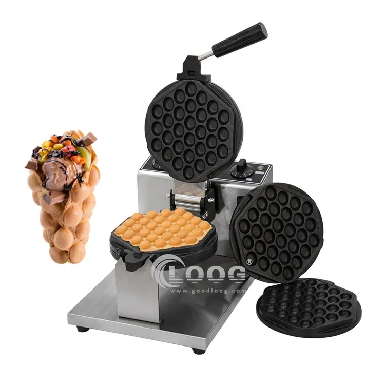 Fornitore di macchine per waffle a uovo con superficie antiaderente al miglior prezzo e termostato regolabile
