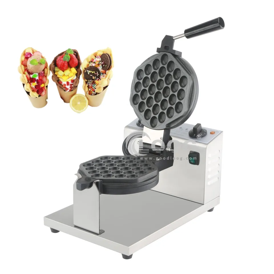 Best Selling Cooking Appliances Hong Kong Egg Waffle Maker Chanegable Electrical Commercial Bubble Waffle Maker Machine