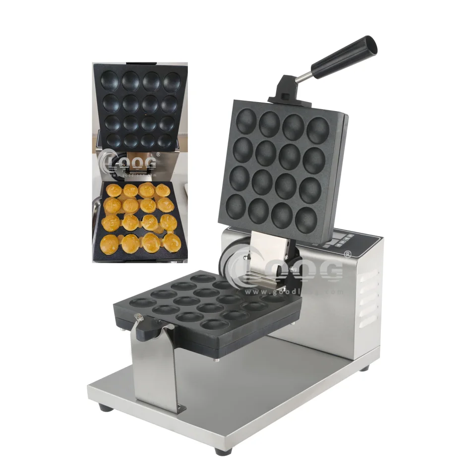 Macchina professionale ad alta capacità per poffertjes con piastre extra