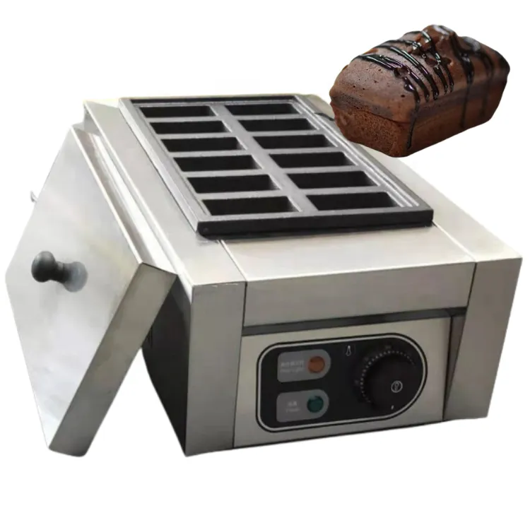Commercial Electric Kue Balok Machine Roti Balok Cake Maker Electric French Almond Financiers Machine for Sale