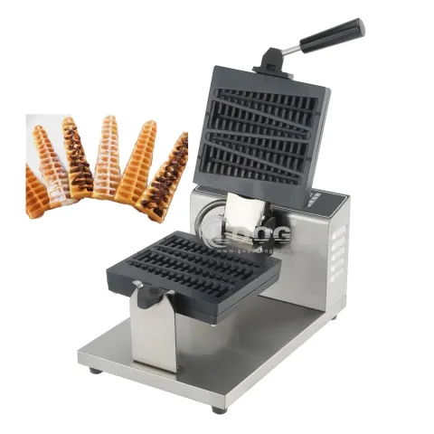 High Efficient Snack Equipment Waffle on a Stick Digital Stick Waffle Maker Commercial Lolly Waffle Machine for Street Business