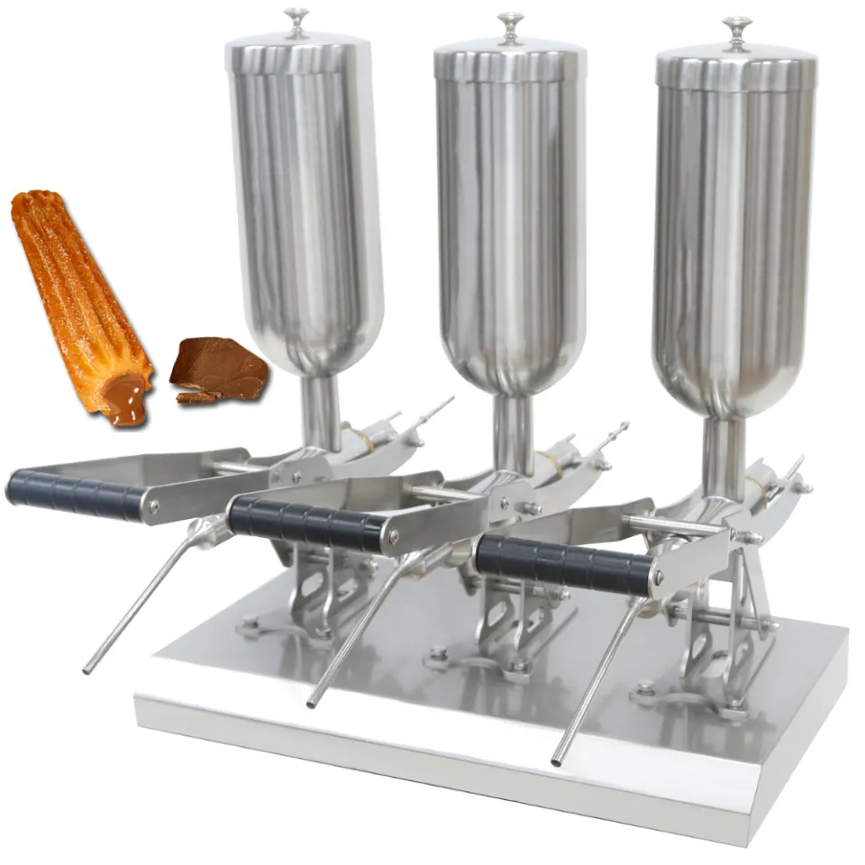 Manual Churros Machine For Fillings 304 Stainless Steel Churros Filling Machine For Sale