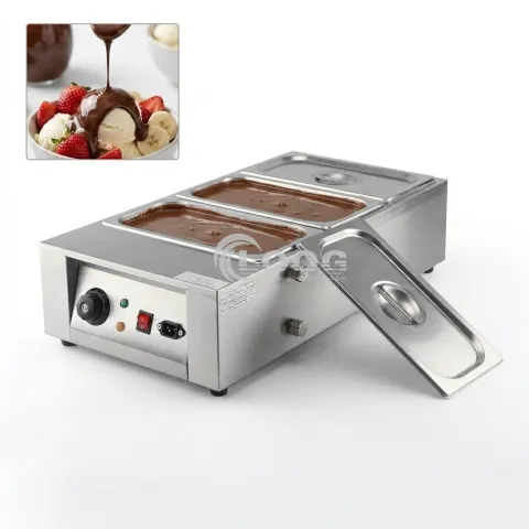 Professional Chocolate Melter Electric Food Warmer Chocolate Tempering Machine Cheese Chocolate Melting Machine Factory
