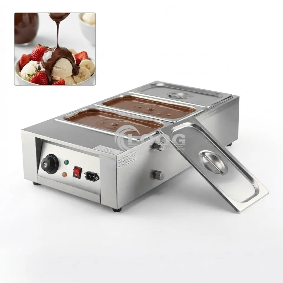 Professional Chocolate Melter Electric Food Warmer Chocolate Tempering Machine Cheese Chocolate Melting Machine Factory