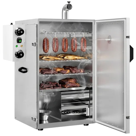 Commercial Restaurant Stainless Steel Electric Smoker Grill 1000w Smoker Machine Meat Smoking