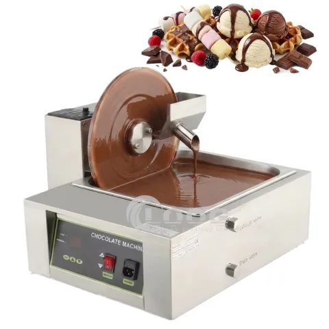 Goodloog Factory Wholesale Chocolate Melter Price 8kg Commercial Chocolate Wheel Tempering Machine For Restaurants,Buffets