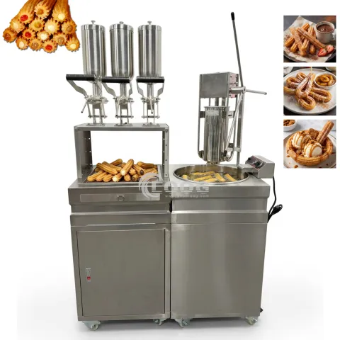 Goodloog New Stainless Steel Ice Cream Manual Churros Filling Machine 5l*3pcs Paste Jam Chocolate Cake Bread Donut Filler Sale