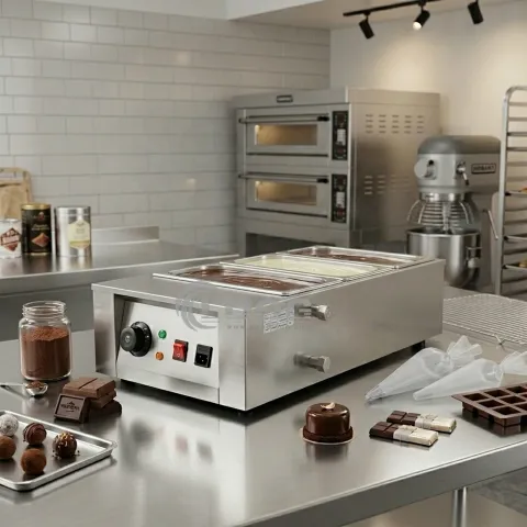 High Quality Commercial 110v 220v Chocolate Melting Machine Stainless Steel Chocolate Warmer For Sale