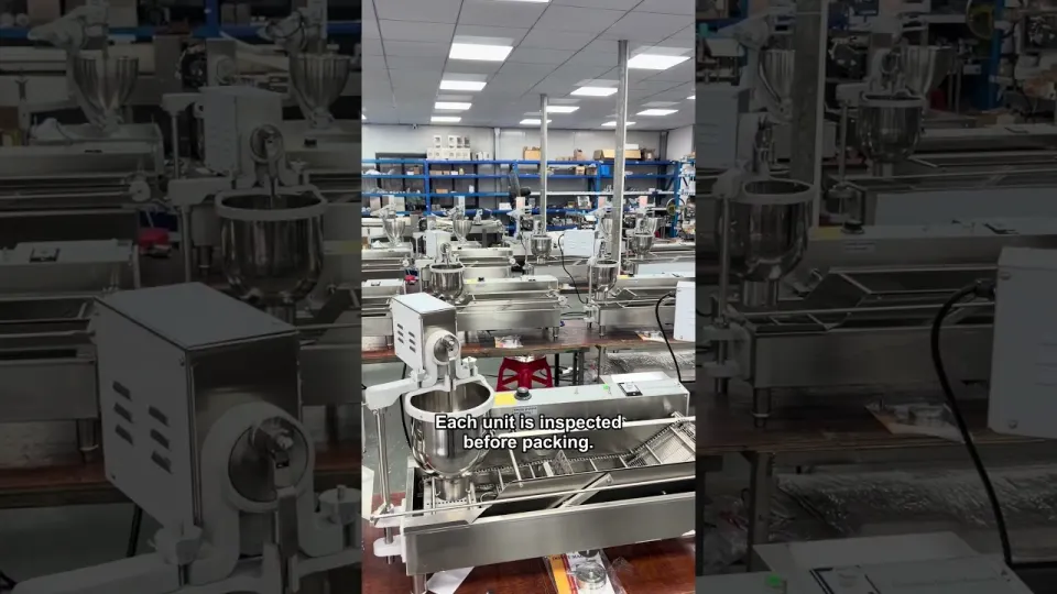 How does GoodLoog verify a double-lane automatic donut machine before delivery